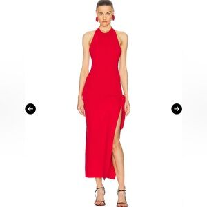 NWT SIMON MILLER JUNJO RED DRESS SMALL